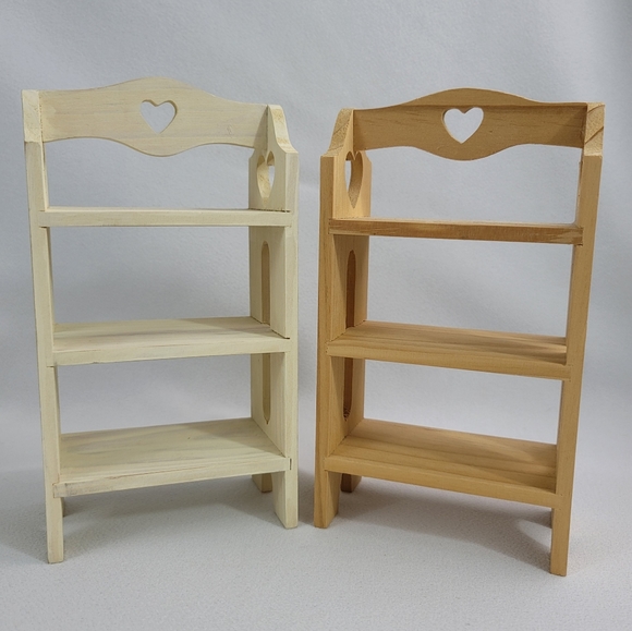 (2) Wooden Dollhouse Bookcase Shelf - Picture 11 of 11